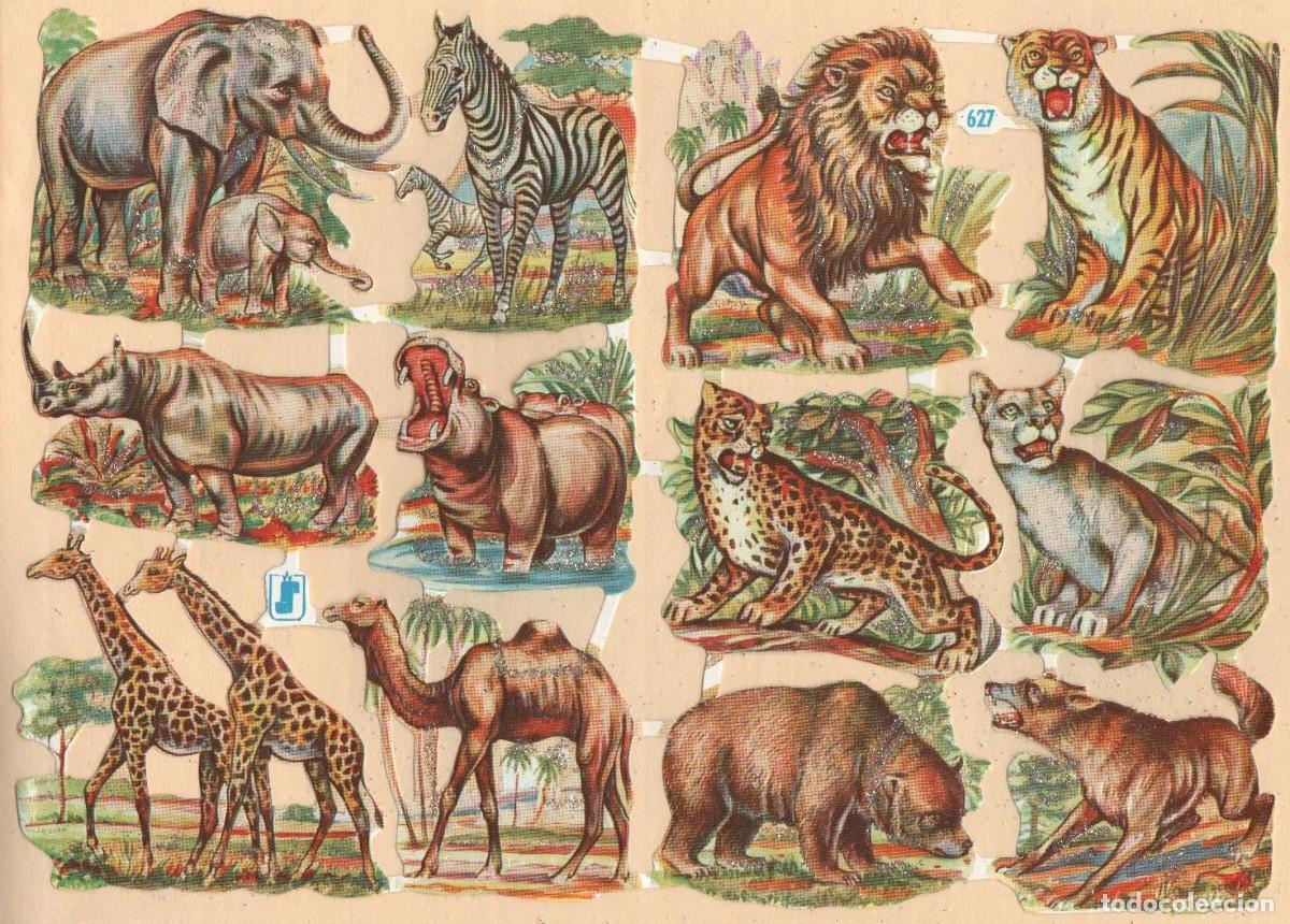 Sammeln alte gestanzte Sammelbilder: ANTIGUA L&Aacute;MINA DE CROMOS TROQUELADOS WS 627 CON PURPURINA