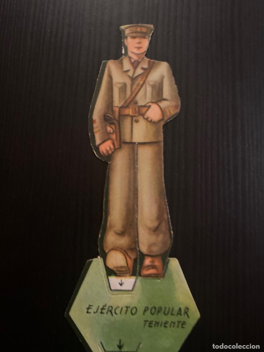 Sammeln alte gestanzte Sammelbilder: Troquelado recortable guerra civil soldados almacenes alemanes ej&eacute;rcito popular Republica Teniente