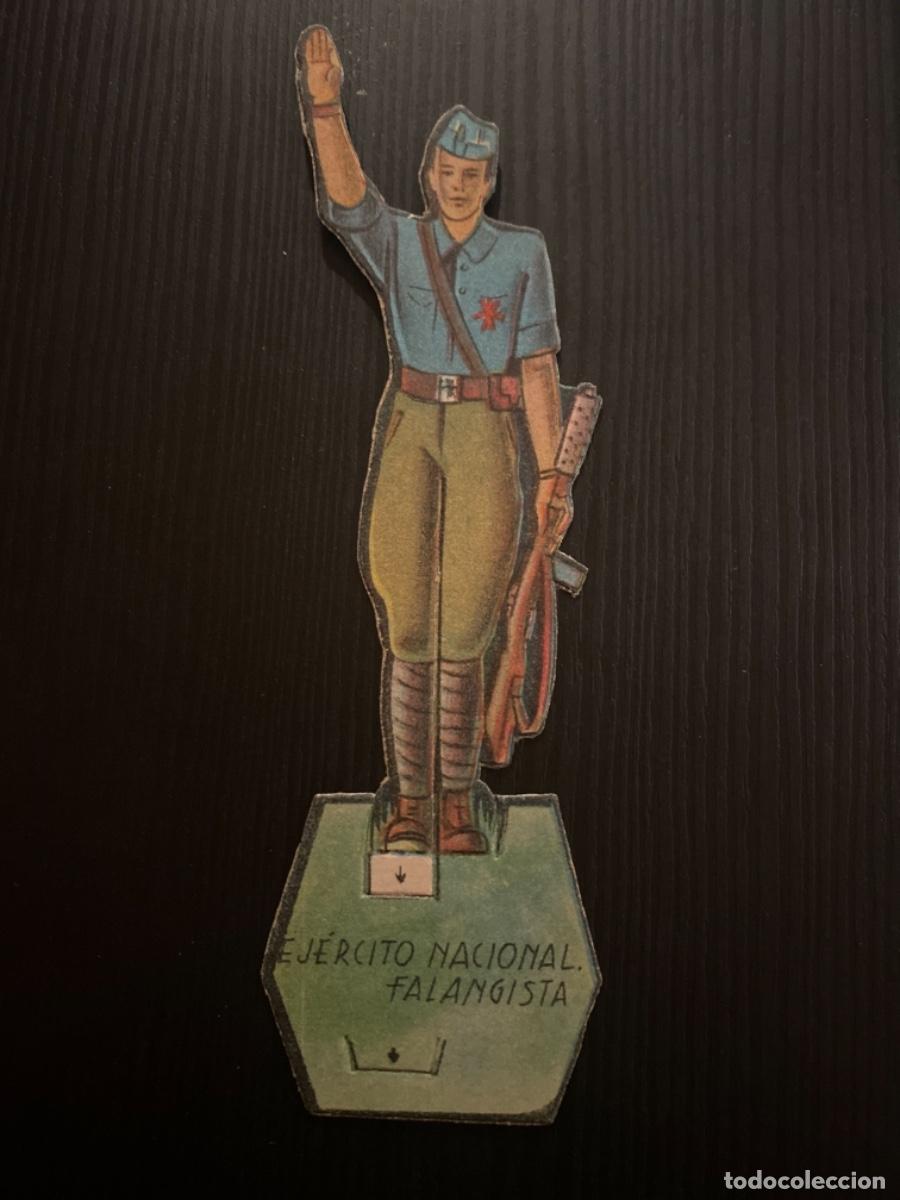 Sammeln alte gestanzte Sammelbilder: Troquelado recortable guerra civil soldados almacenes alemanes ej&eacute;rcito Nacional Soldado Falangista