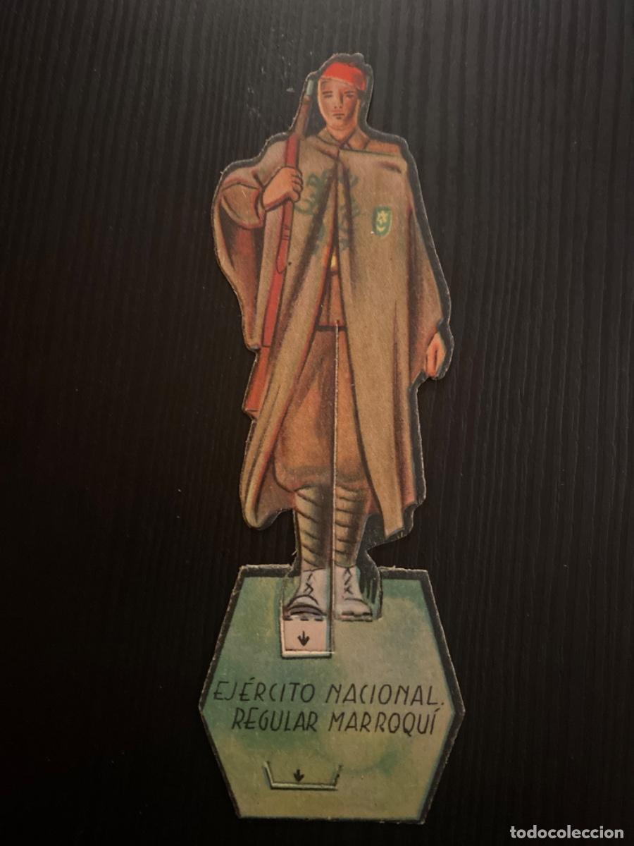 Sammeln alte gestanzte Sammelbilder: Troquelado recortable guerra civil soldados almacenes alemanes ej&eacute;rcito Nacional Regular Marroqu&iacute;