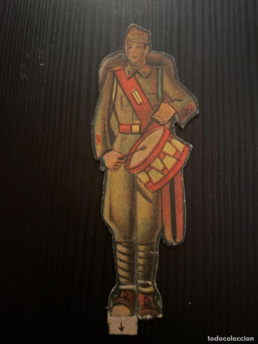 Sammeln alte gestanzte Sammelbilder: Troquelado recortable guerra civil soldados almacenes alemanes ej&eacute;rcito Nacional Soldado Tambor