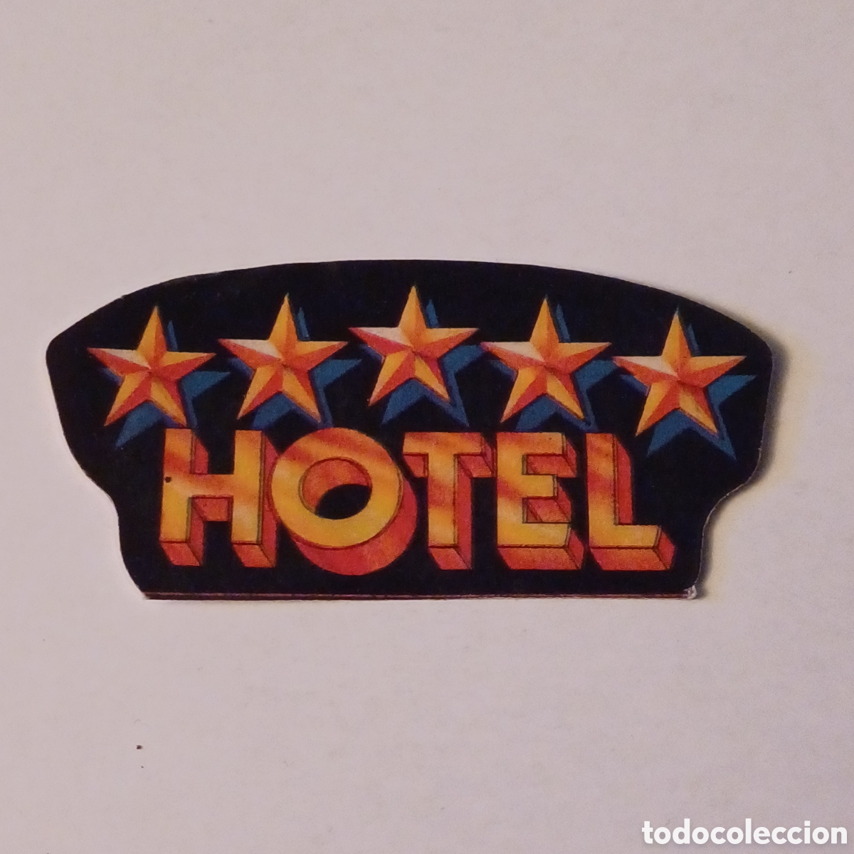 Colecionismo Cromos recortados antigos: Cromo troquelado PANRICO BOLLYCAO Pegabolly a&ntilde;o 1985 Hotel