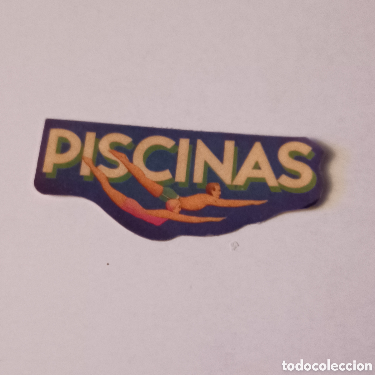 Colecionismo Cromos recortados antigos: Cromo troquelado PANRICO BOLLYCAO Pegabolly a&ntilde;o 1985 Piscinas