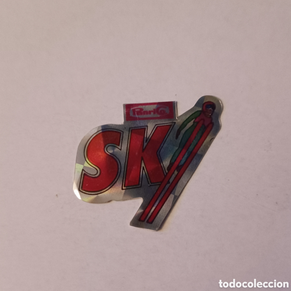 Colecionismo Cromos recortados antigos: Cromo troquelado reflectante PANRICO BOLLYCAO Pegabolly a&ntilde;o 1985 Sky