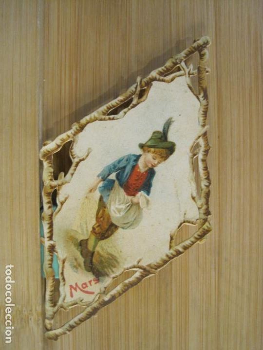 Colecionismo Cromos recortados antigos: PUBLICIDAD LAS GALLETAS Y BIZCOCHOS VI&Ntilde;AS-CROMO ANTIGUO TROQUELADO-VER FOTOS-(100.830)