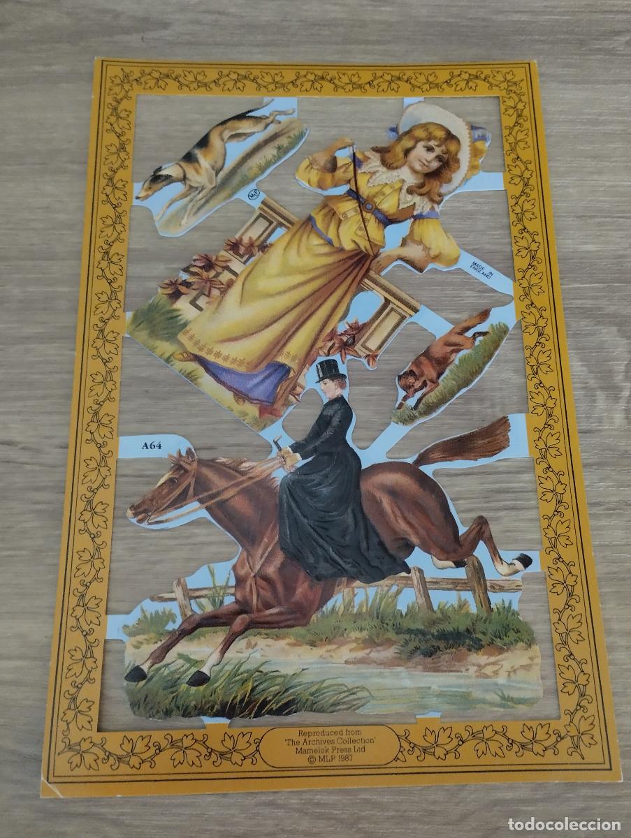 Coleccionismo cromos troquelados antiguos: cromo troquelado mlp a64 con relieve - Foto 1