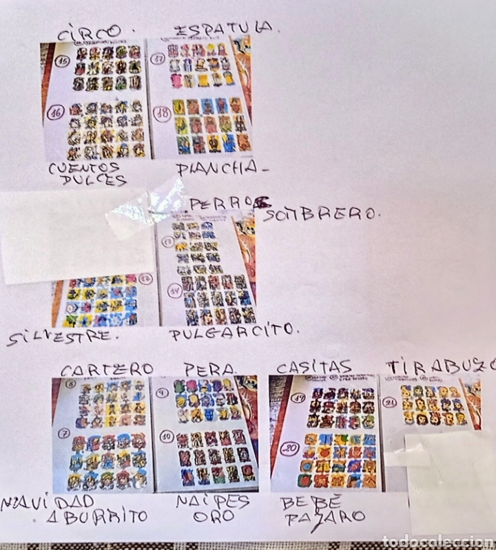 Colecionismo Cromos recortados antigos: 405 l&aacute;minas (81 modelos x 5 l&aacute;minas= 405 laminas