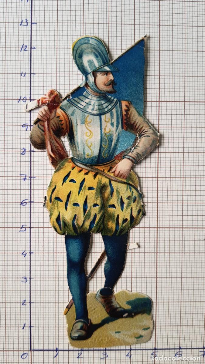 Sammeln alte gestanzte Sammelbilder: Cromo troquelado antiguo. (ref-CCH012) soldado