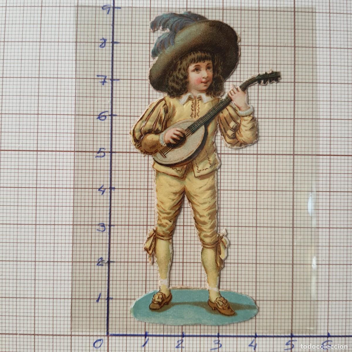 Sammeln alte gestanzte Sammelbilder: Cromo troquelado antiguo. (ref-CCH032) ni&ntilde;o