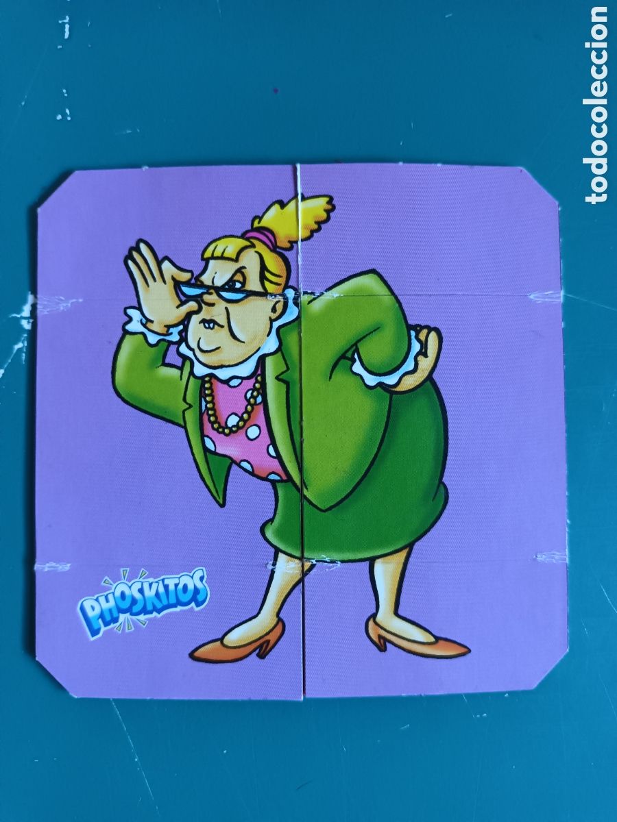Coleccionismo cromos troquelados antiguos: Cromo Troquelado Phoskitos Transformers Target 2000 Profesora - Foto 1