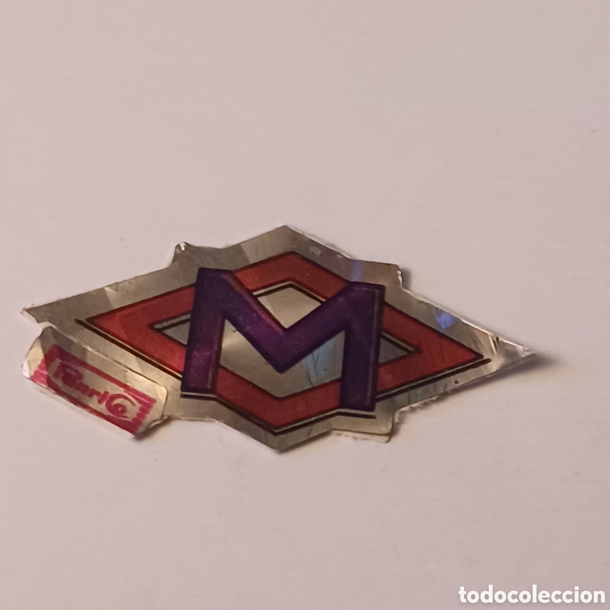 Colecionismo Cromos recortados antigos: Cromo troquelado PANRICO BOLLYCAO a&ntilde;os 80 estaci&oacute;n de metro