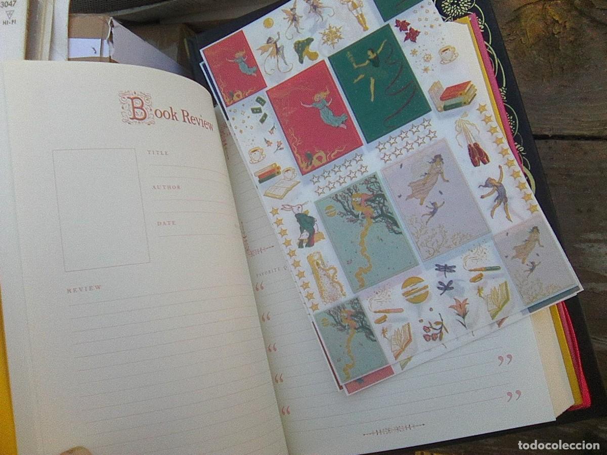Sammeln alte gestanzte Sammelbilder: My Reading Journal - Diario De lecturas con 13 pliegos de Cromos Pegatina - fantas&iacute;a siglo XIX