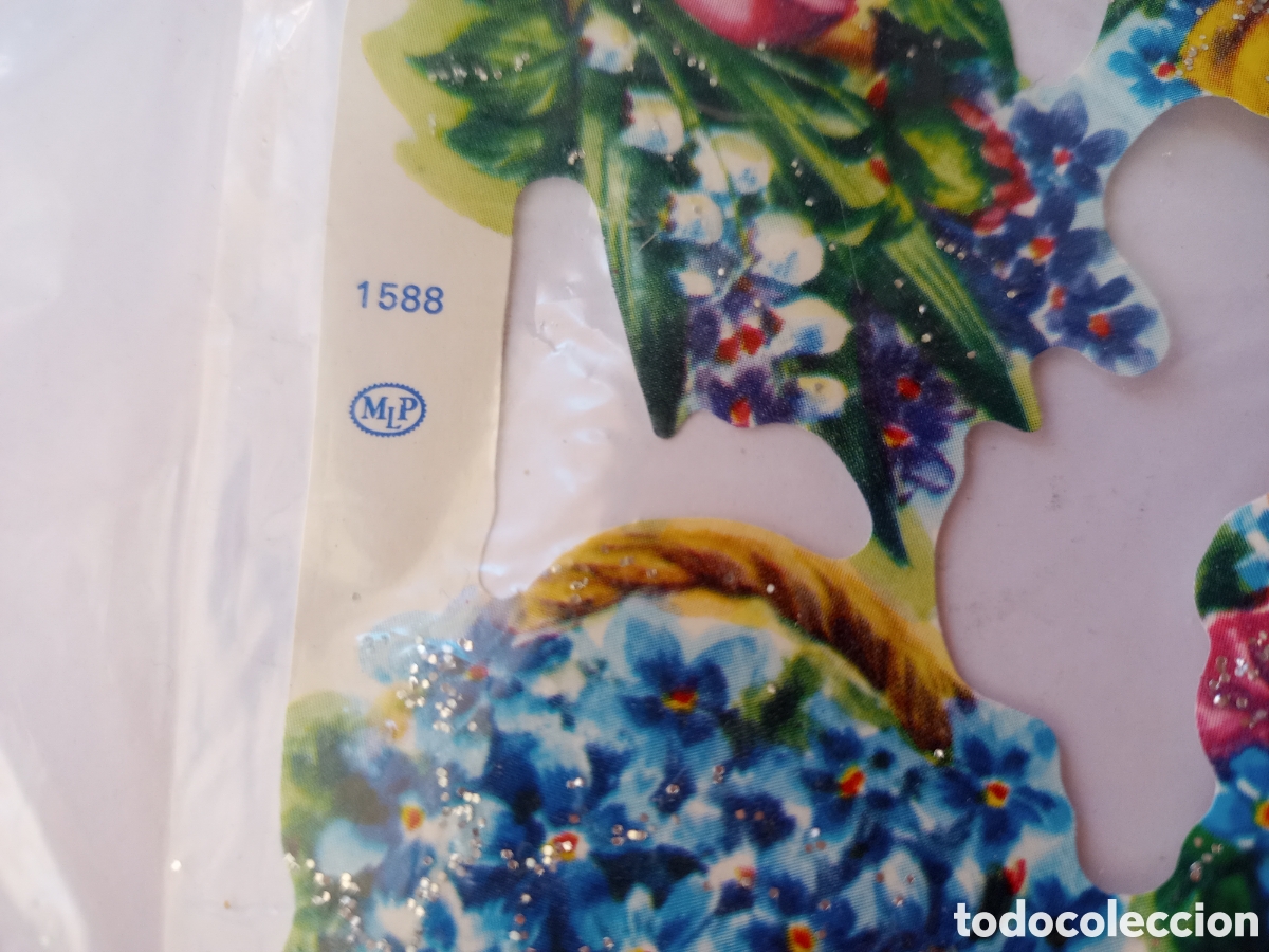Coleccionismo cromos troquelados antiguos: Lamina cromos mlp en bolsa precintada - Foto 2