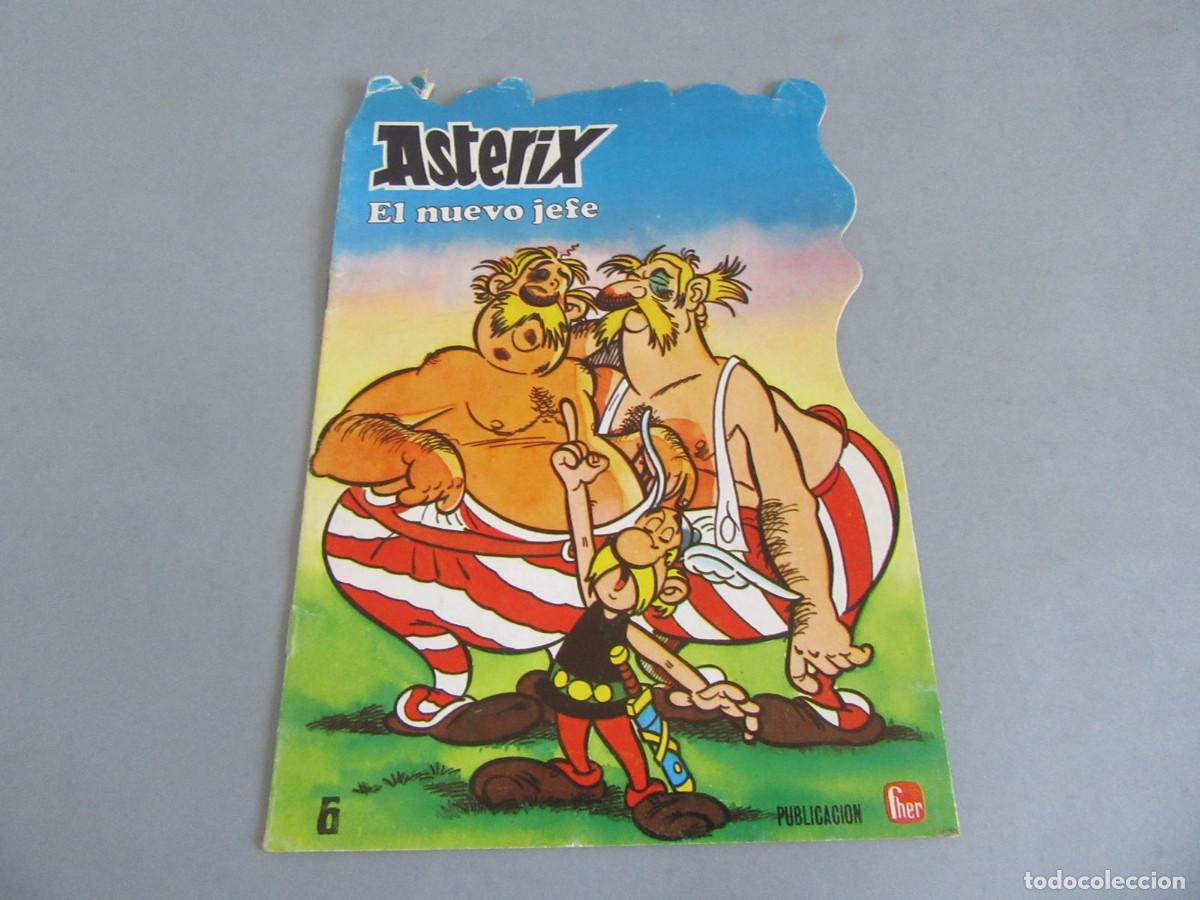 Coleccionismo cromos troquelados antiguos: Cuento troquelado. Asterix. El nuevo jefe. 1981. - Foto 1