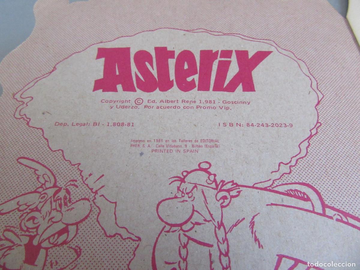 Coleccionismo cromos troquelados antiguos: Cuento troquelado. Asterix. El nuevo jefe. 1981. - Foto 3