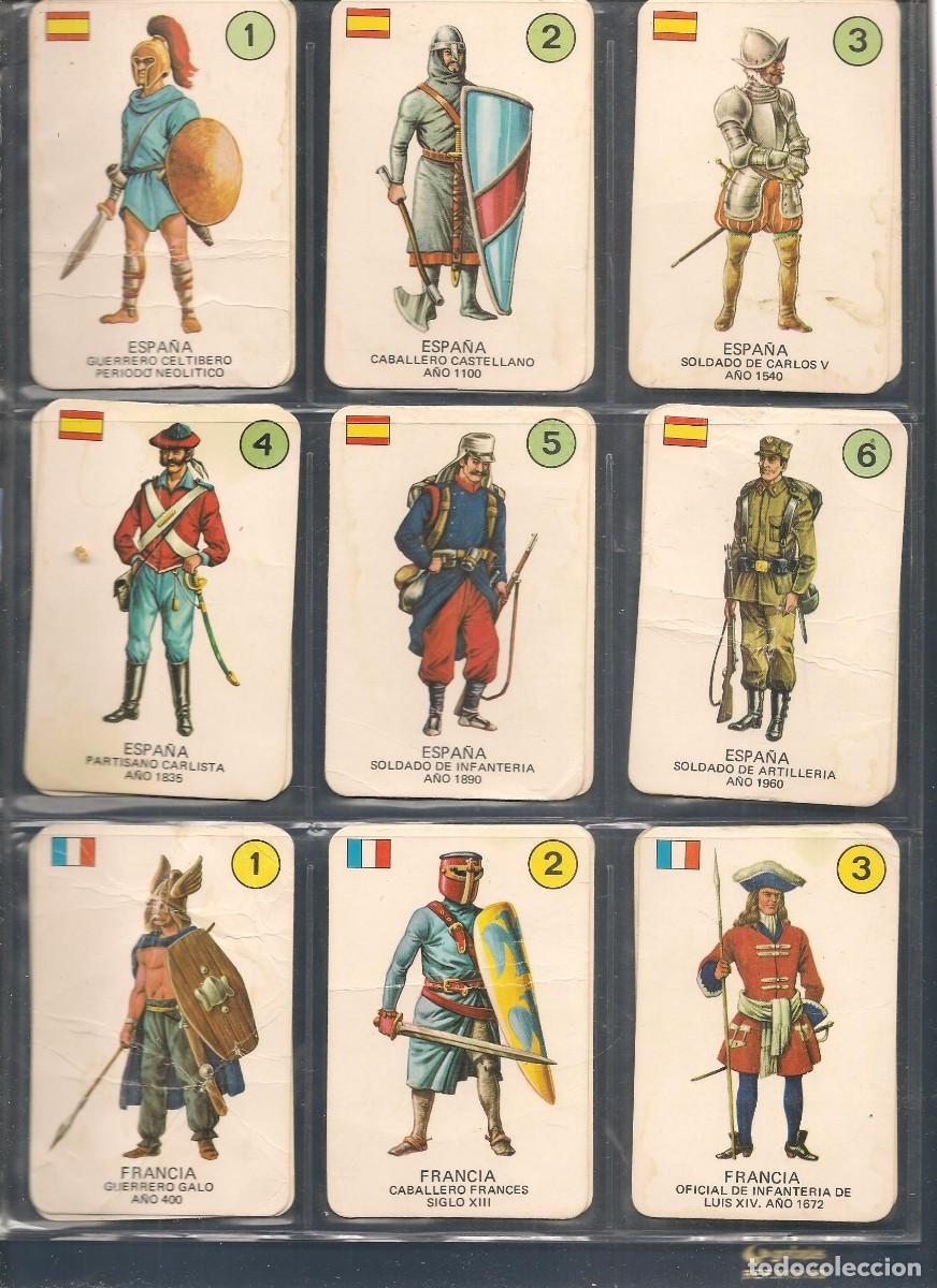 Collectable Antique Stamped Cards: EL JUEGO DE LOS UNIFORMES MILITARES. LOTE DE 9 CARTAS. VER FOTO.(C/A23)