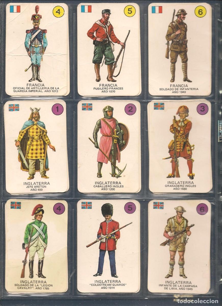 Collectable Antique Stamped Cards: EL JUEGO DE LOS UNIFORMES MILITARES. LOTE DE 9 CARTAS. VER FOTO.(C/A23)
