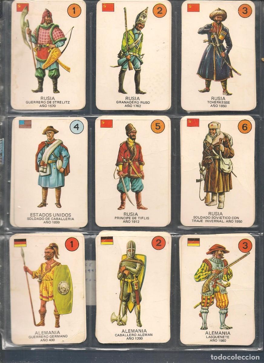Collectable Antique Stamped Cards: EL JUEGO DE LOS UNIFORMES MILITARES. LOTE DE 9 CARTAS. VER FOTO.(C/A23)