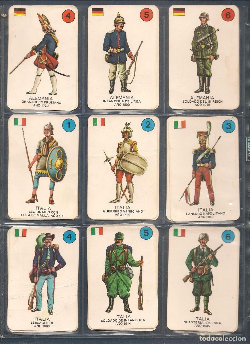 Collectable Antique Stamped Cards: EL JUEGO DE LOS UNIFORMES MILITARES. LOTE DE 9 CARTAS. VER FOTO.(C/A23)