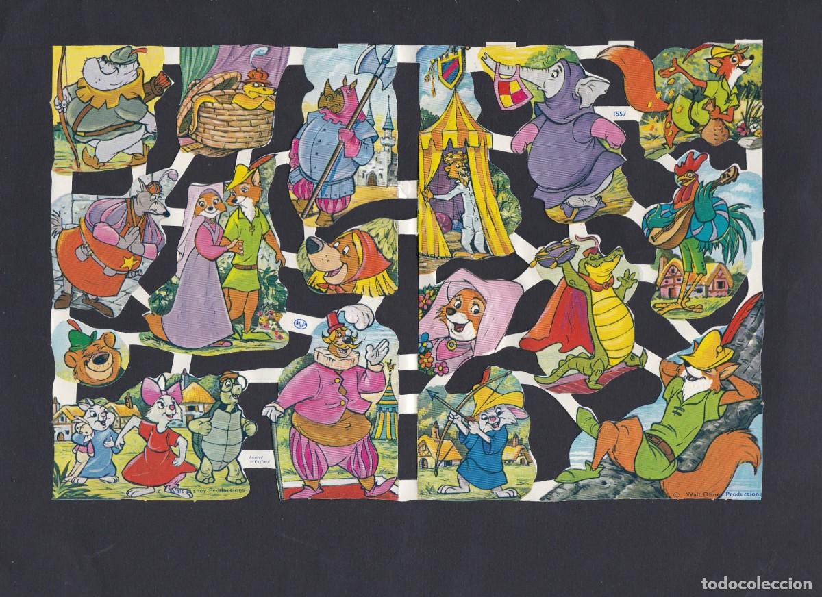 Sammeln alte gestanzte Sammelbilder: Hoja antigua de cromos troquelados