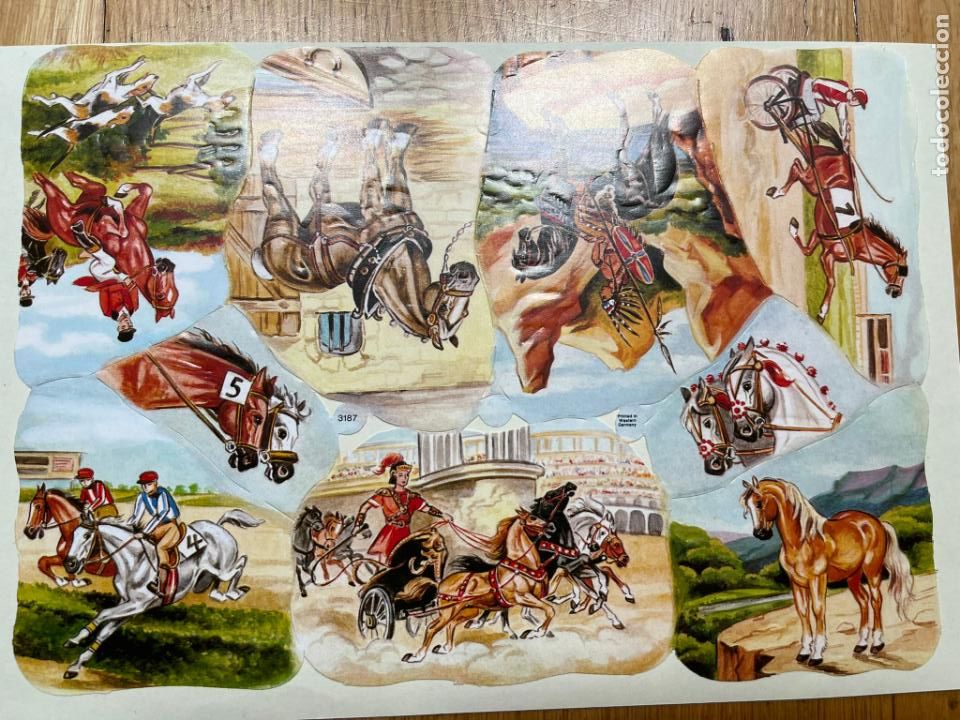 Coleccionismo cromos troquelados antiguos: LAMINA CROMOS TROQUELADOS EAS - Foto 1