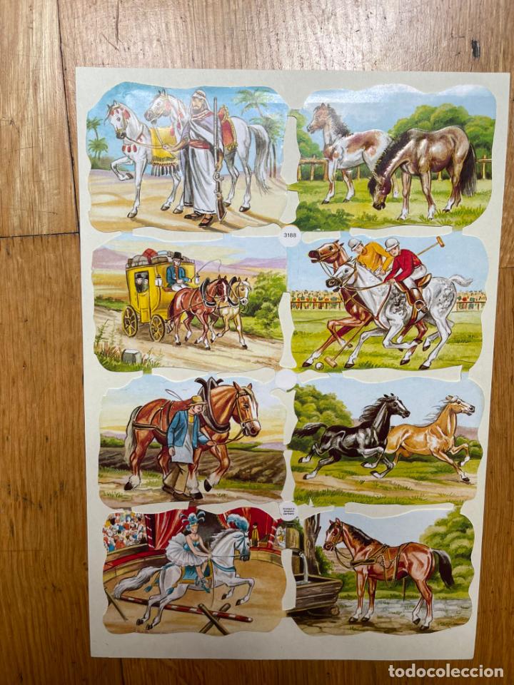 Coleccionismo cromos troquelados antiguos: LAMINA CROMOS TROQUELADOS EAS - Foto 1