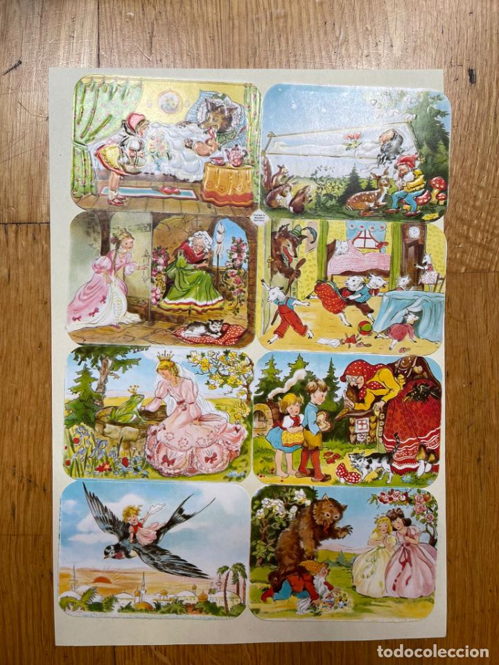 Coleccionismo cromos troquelados antiguos: LAMINA CROMOS TROQUELADOS EAS - Foto 1