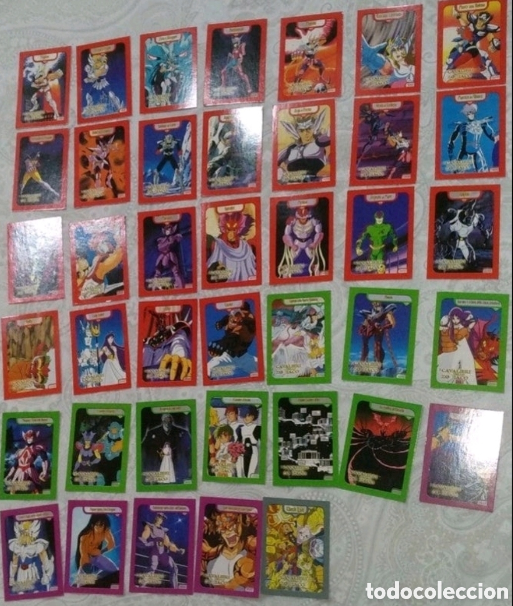 Sammeln alte gestanzte Sammelbilder: Trading Cards Los Caballeros del Zodiaco. Colecci&oacute;n italiana Cavalieri Dello Zodiaco