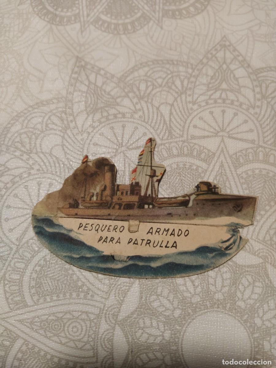 Sammeln alte gestanzte Sammelbilder: Pesquero Armado- Almacenes Alemanes