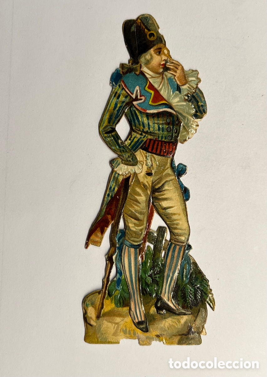 Sammeln alte gestanzte Sammelbilder: CROMO TROQUELADO TAMERL&Aacute;N. Emperador Franc&eacute;s .. (h.1920?)