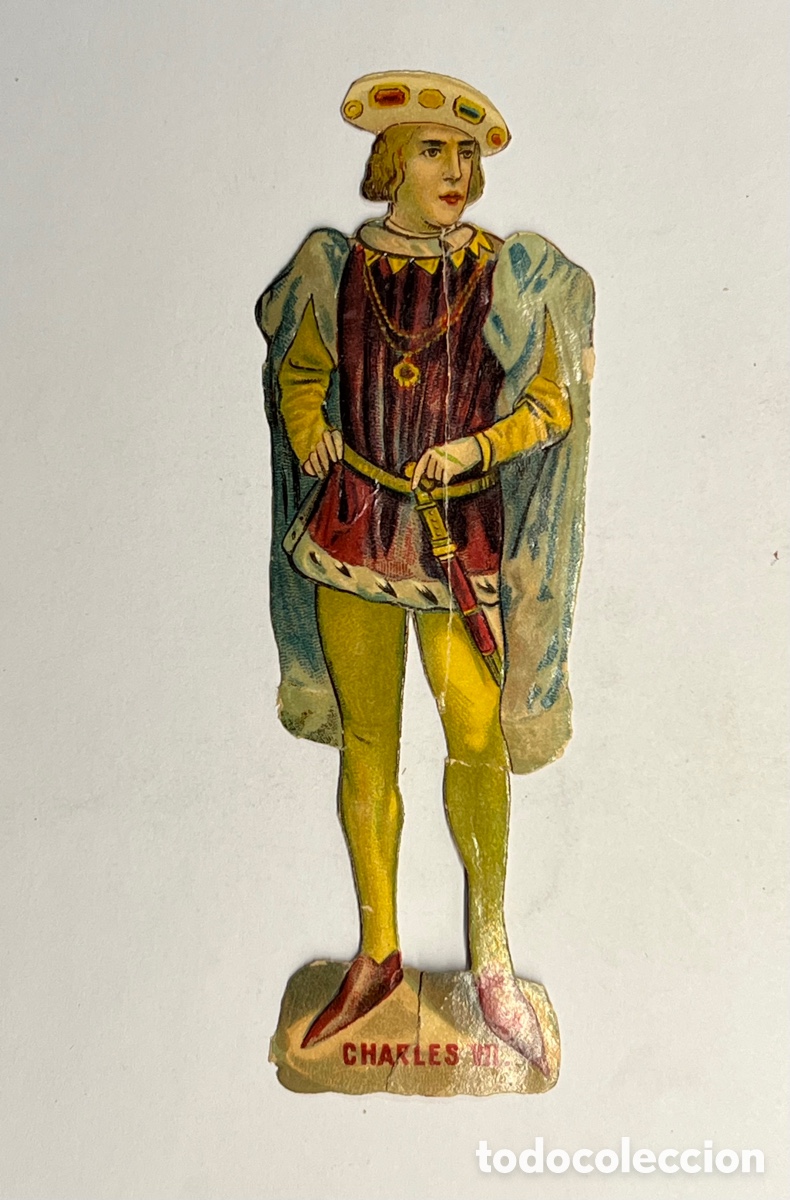 Sammeln alte gestanzte Sammelbilder: CROMO TROQUELADO. CARLOS III. Compa&ntilde;&iacute;a Colonial, Madrid... (h.1920?)
