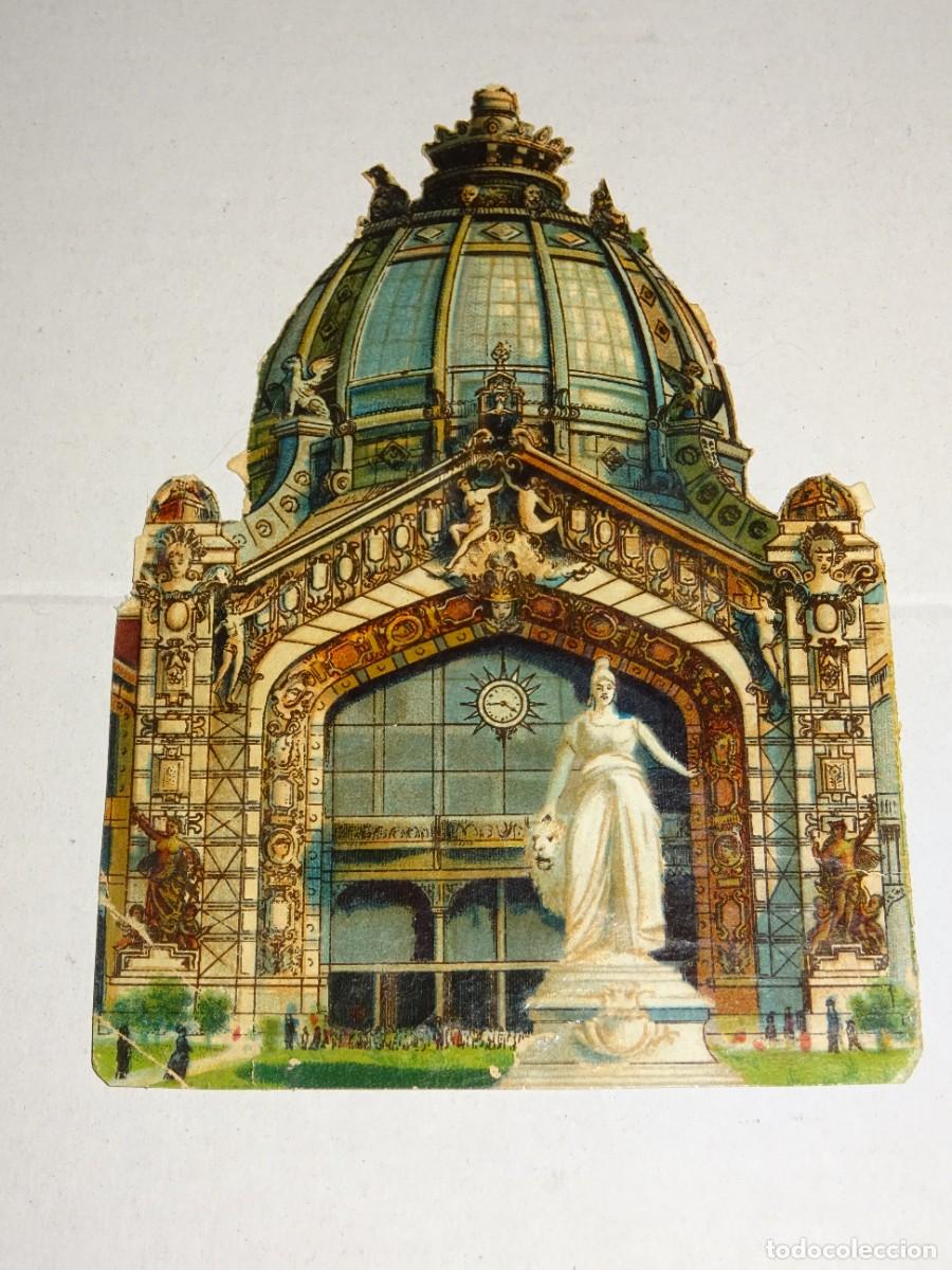 Collectable Antique Stamped Cards: (MCAJA) CROMO ANTIGUO TROQUELADO - EDIFICIO - 8X10,5CM, SE&Ntilde;ALES DE USO