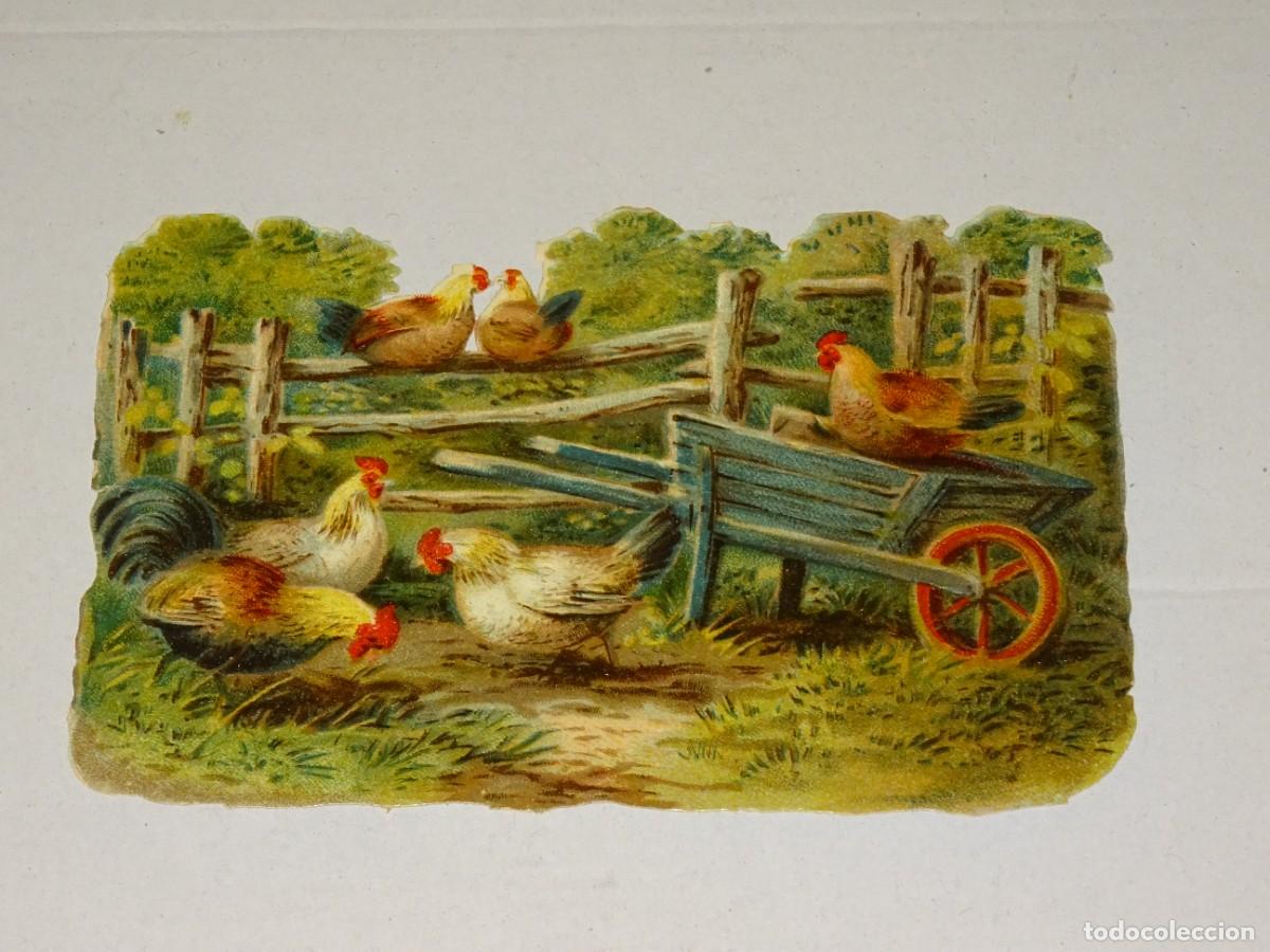 Collectionnisme Cartes &agrave; collectionner massicot&eacute;es anciennes: (MA) CROMO TROQUELADO ANTIGUO TEMA AGRICULTURA, - 12X8,5CM, SE&Ntilde;ALES DE USO