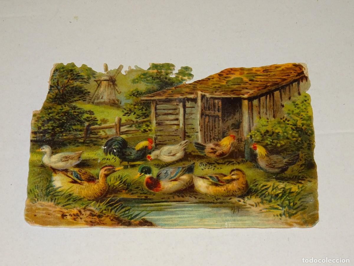 Collectionnisme Cartes &agrave; collectionner massicot&eacute;es anciennes: (MA) CROMO TROQUELADO ANTIGUO TEMA AGRICULTURA, - 12X8,5CM, SE&Ntilde;ALES DE USO