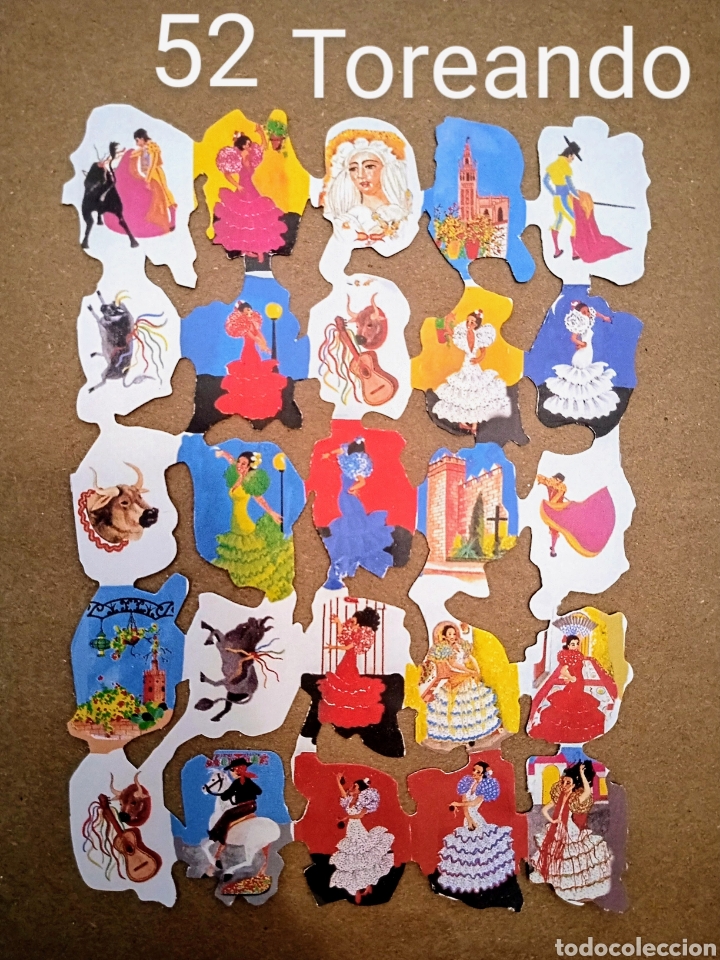 Coleccionismo cromos troquelados antiguos: Toreando , l&aacute;mina troquelada - Foto 1