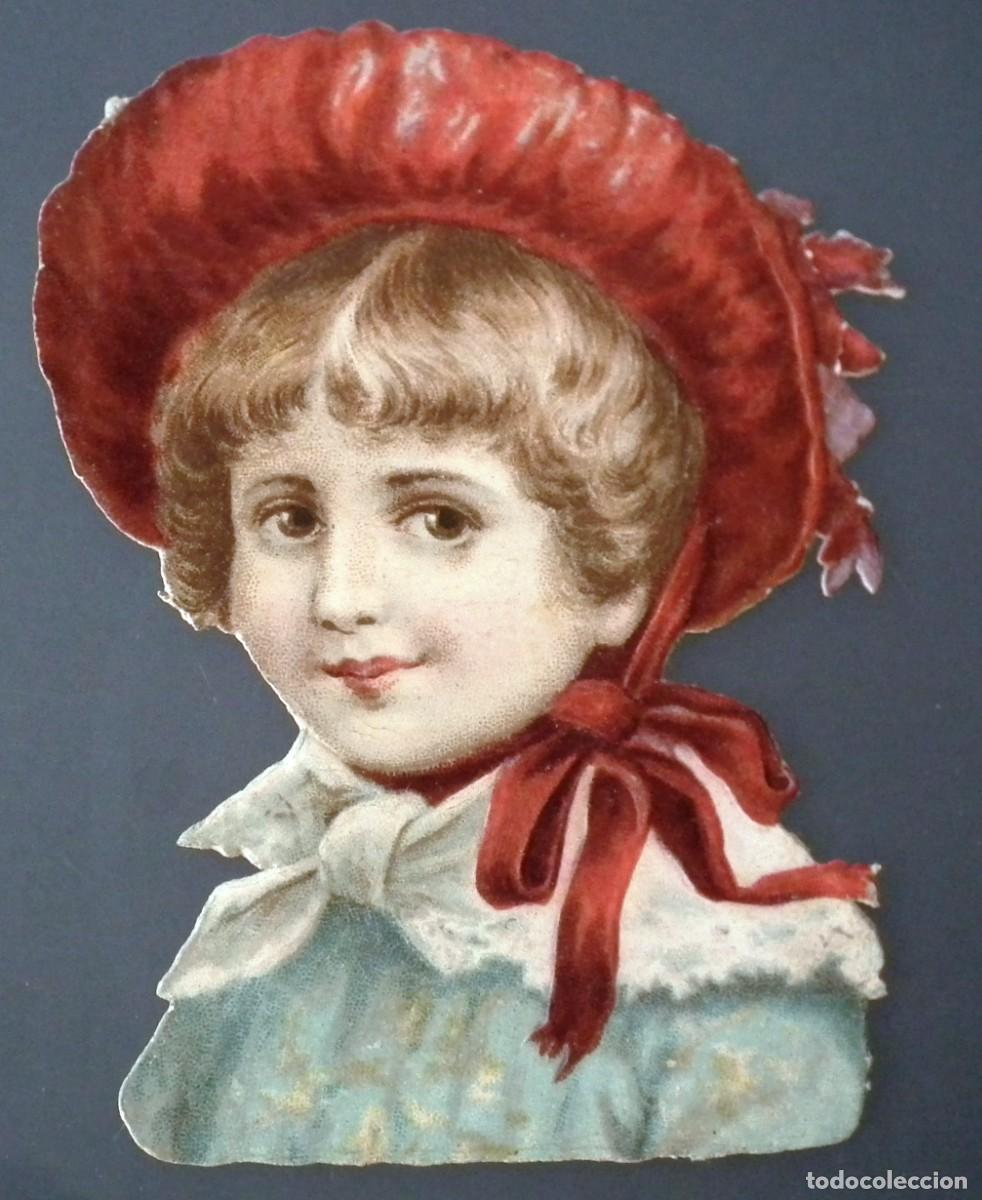 Collezionismo Figurine ritagliate antiche: CROMO TROQUELADO DE PRINCIPIOS 1900