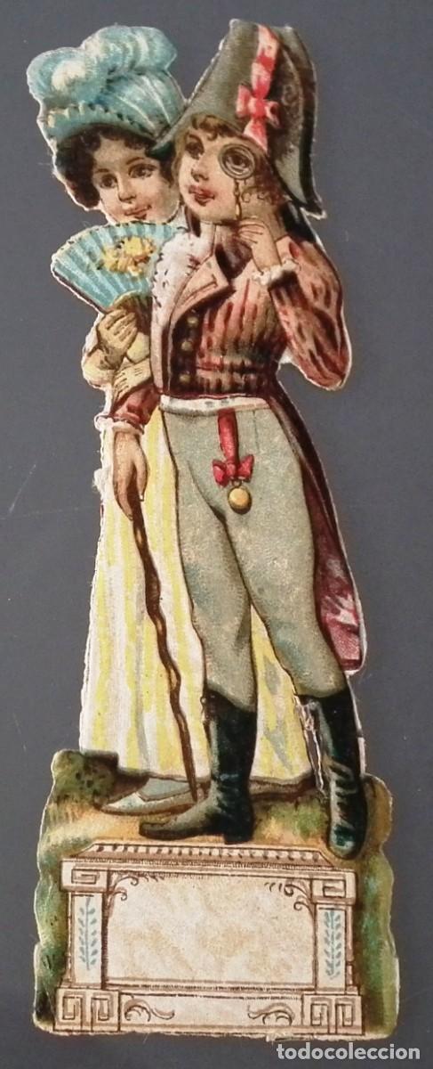 Sammeln alte gestanzte Sammelbilder: CROMO TROQUELADO CHOCOLATE JUNCOSA (BARCELONA) A PRINCIPIOS 1900