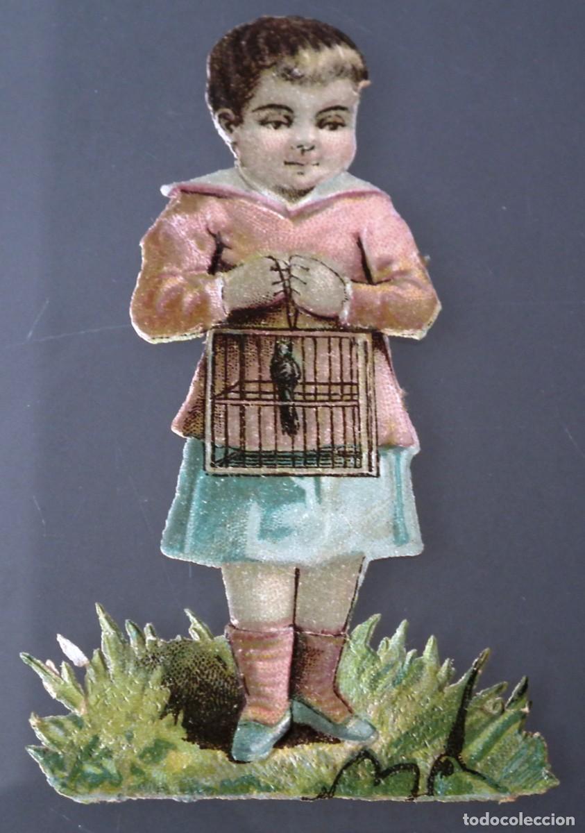Sammeln alte gestanzte Sammelbilder: CROMO TROQUELADO CHOCOLATE AMATLLER (BARCELONA) A PRINCIPIOS 1900