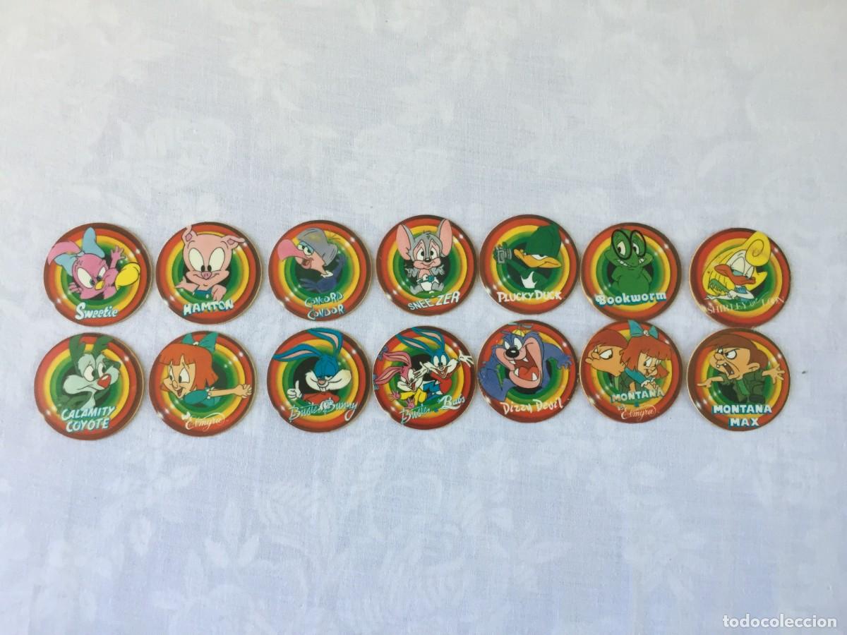 Sammeln alte gestanzte Sammelbilder: LOTE DE 14 MEGA TAZOS MATUTANO 1994 - WARNER BROS