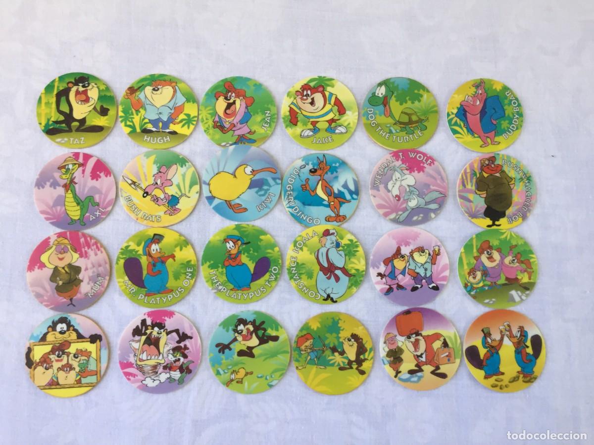 Sammeln alte gestanzte Sammelbilder: LOTE DE 24 SUPER TAZOS MATUTANO 1994 - WARNER BROS