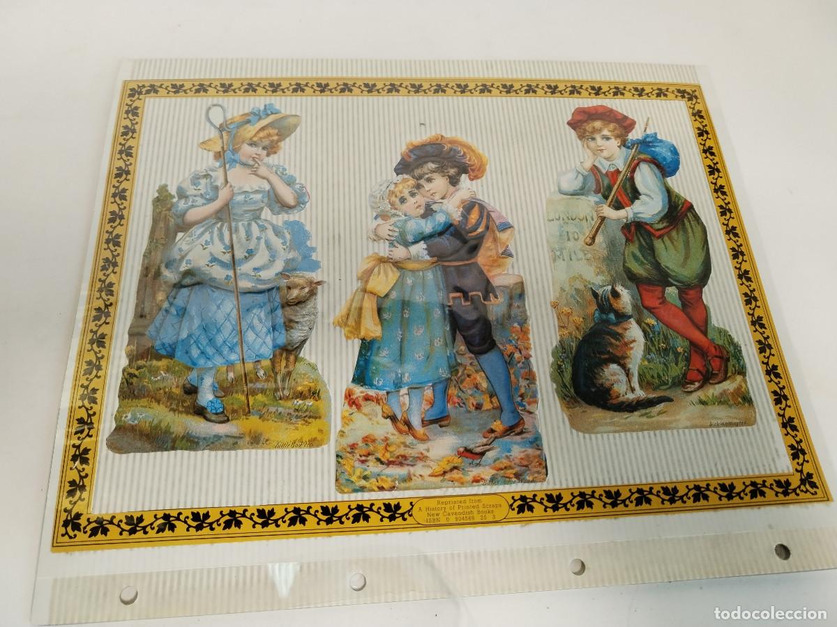 Sammeln alte gestanzte Sammelbilder: 3 CROMOS TROQUELADOS REIMPRESOS DE UNA HISTORIA DE LIBROS DE CAVENDISH - c111