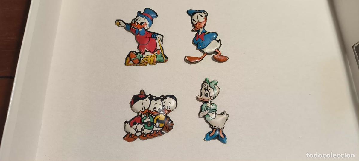 Coleccionismo Cromos troquelados antiguos: Cromoplast FAMILIA DONALD DISNEY REGALO FLAN CHINO MANDARIN A&Ntilde;OS 70