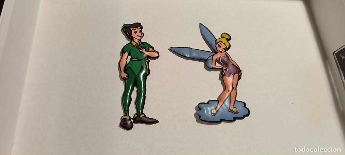 Collectionnisme Cartes &agrave; collectionner massicot&eacute;es anciennes: ANTIGUO Cromoplast PETER PAN Y CAMPANILLA DISNEY A&Ntilde;OS 70