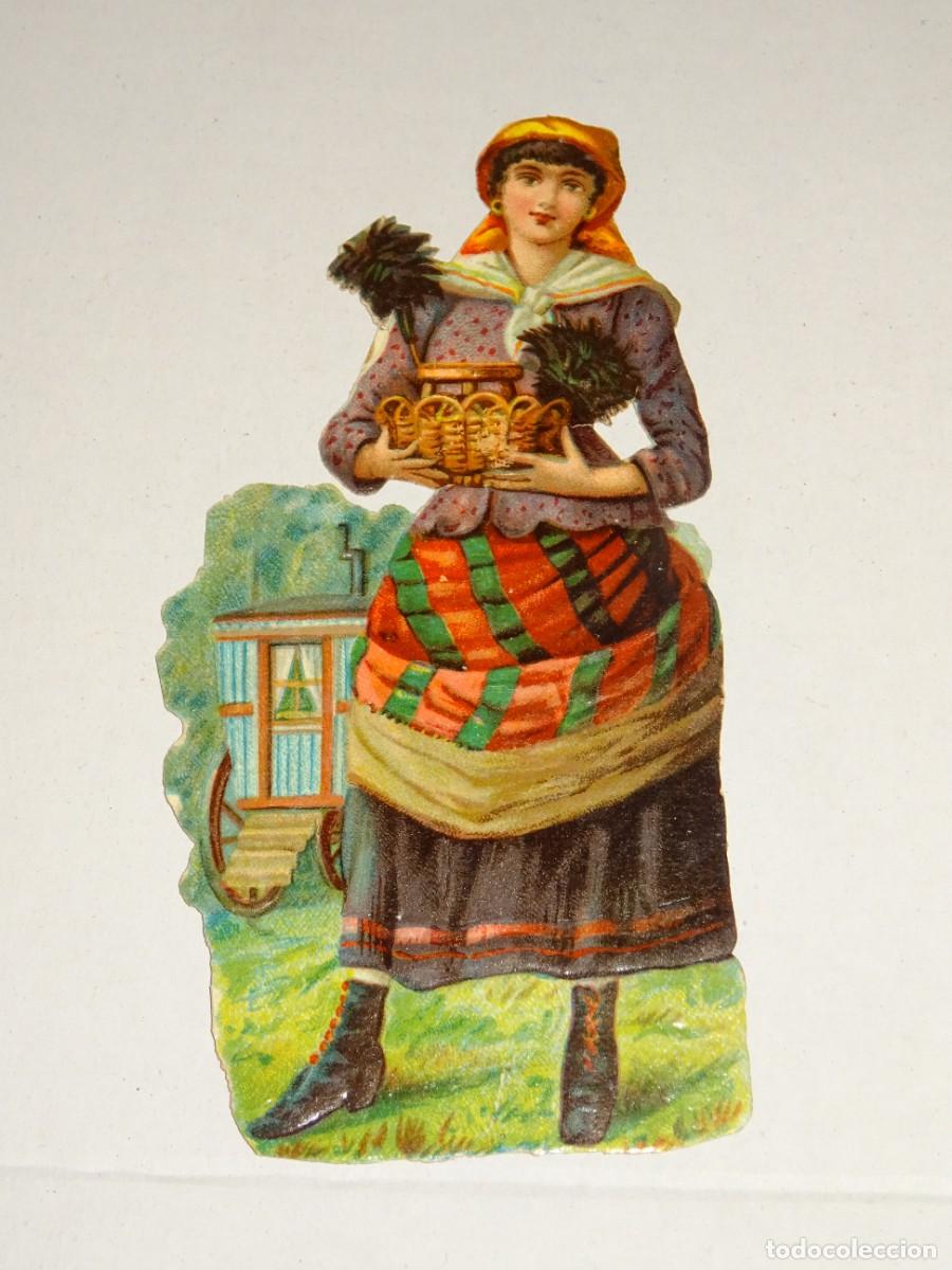 Collectionnisme Cartes &agrave; collectionner massicot&eacute;es anciennes: (MA) CROMO TROQUELADO ANTIGUO 12,5X6,5CM, SE&Ntilde;ALES DE USO