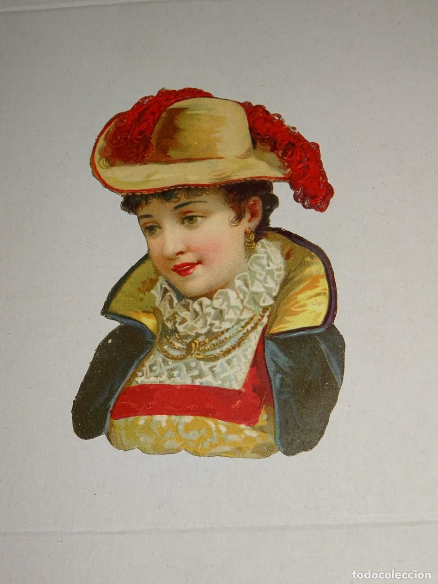 Collectionnisme Cartes &agrave; collectionner massicot&eacute;es anciennes: (MA) CROMO TROQUELADO ANTIGUO 10X6,5CM, SE&Ntilde;ALES DE USO