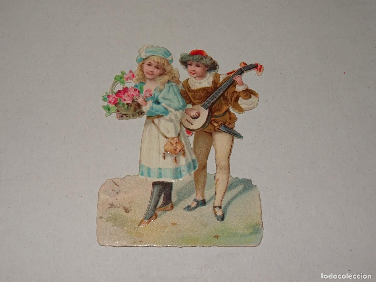 Coleccionismo Cromos troquelados antiguos: (MA) CROMO TROQUELADO ANTIGUO 6,5X7,5CM, SE&Ntilde;ALES DE USO