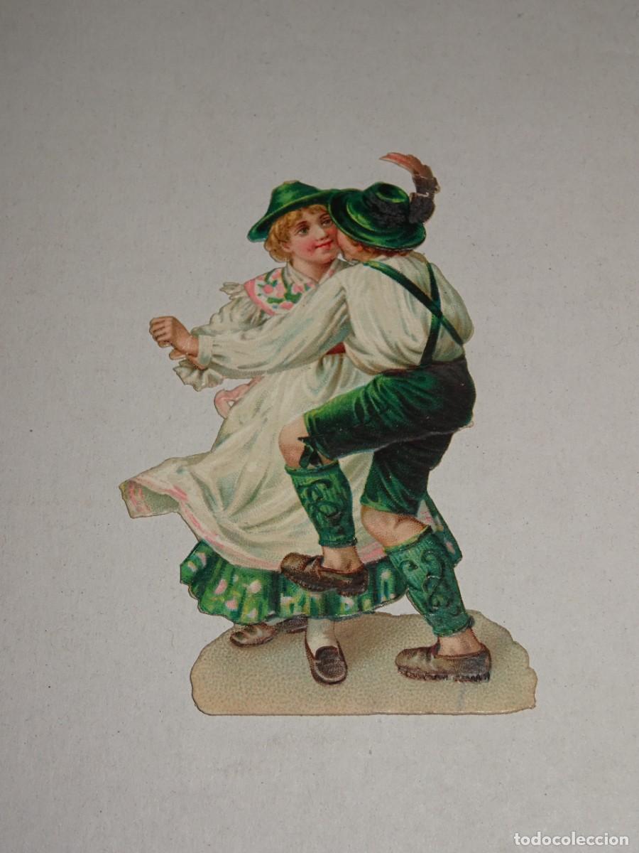 Coleccionismo Cromos troquelados antiguos: (MA) CROMO TROQUELADO ANTIGUO 8X5CM, SE&Ntilde;ALES DE USO