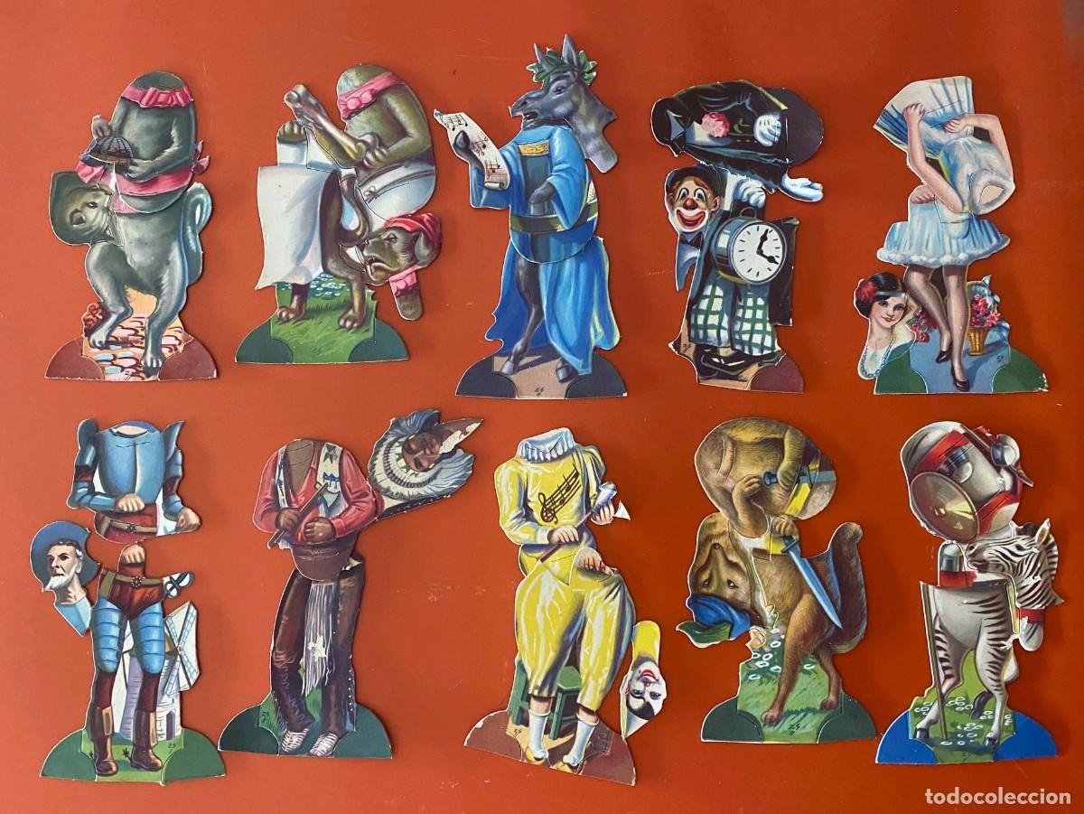 Colecionismo Cromos recortados antigos: FIGURAS TROQUELADAS Y ARTICULADAS CHOCOLATES JUNCOSA, COLECCI&Oacute;N COMPLETA