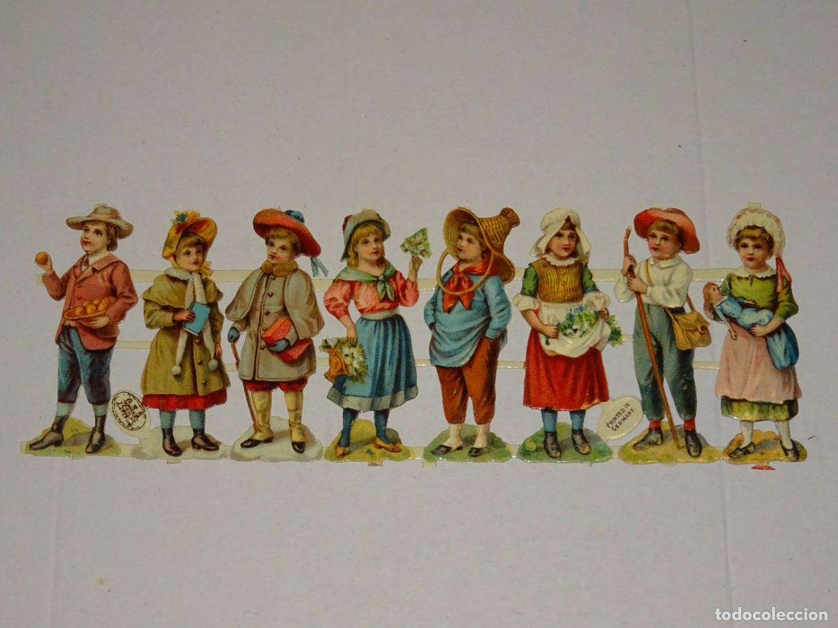Colecionismo Cromos recortados antigos: (MK) CROMO TROQUELADO ANTIGUO - 24X8CM, SE&Ntilde;ALES DE USO