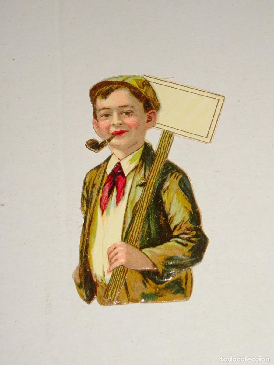 Sammeln alte gestanzte Sammelbilder: (MK) CROMO TROQUELADO ANTIGUO - 8,5X4,5CM, SE&Ntilde;ALES DE USO